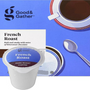 Good & Gather French Roast Coffee Single Cup. Bold and smoky with notes of bittersweet chocolate. Compatible with all single cup brewers, including Keurig and Keurig 2.0.