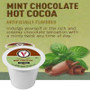 Victor Allen's Coffee Mint Chocolate Hot Cocoa Single Cup. Indulge yourself in the rich and creamy chocolate sensation with a minty twist any time of day. Compatible with most single cup brewers including Keurig and Keurig 2.0.