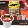 Mott's Hot Apple Cider Keurig® K-Cup® Pod. Delicious apple cider notes are elevated with hints of cinnamon for a comforting and rewarding taste you will fall in love with. Compatible with most single serve brewers including Keurig and Keurig 2.0
