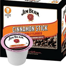 Jim Beam Cinnamon Stick Coffee Single Cup. Compatible with most single cup brewers including Keurig and Keurig 2.0.