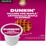Dunkin' Falling For Maple Coffee  Keurig® K-Cup®. Sweet, rich flavors of brown sugar and maple. Compatible with most single serve brewers including Keurig and Keurig 2.0