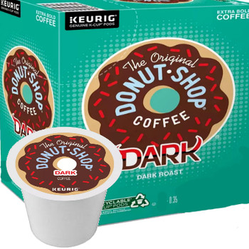 The Original Donut Shop Donut Shop Dark Coffee K-Cup. Compatible with most single cup brewers including Keurig and Keurig 2.0.