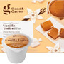 Good & Gather Vanilla Toffee Coffee Single Cup. Flavors of sweet vanilla paired with toffee notes. Compatible with all single cup brewers, including Keurig and Keurig 2.0.