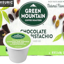 Green Mountain Chocolate Dipped Pistachio Coffee K-Cup Pod. Smooth Pistachio and sweet milk chocolate perfectly balanced in complete harmony. Compatible with most single cup brewers including Keurig & Keurig 2.0. 