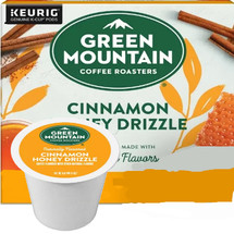 Green Mountain Cinnamon Honey Drizzle Coffee K-Cup Pod. A wonderfully balanced coffee brimming with the natural sweetness of honey and the inviting, aromatic flavor of cinnamon. Compatible with most single cup brewers including Keurig & Keurig 2.0. 