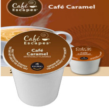  Cafe Escapes Cafe Caramel Coffee K-Cup Buttery rich. Silky smooth. Captivatingly caramelly