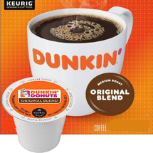 Dunkin' Original Blend Coffee K-Cup, Dunkin' unique blend of 100% Arabica beans delivers the smooth, delicious flavor that's made Dunkin' America's Favorite Coffee.