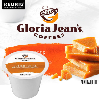 Gloria Jean's Butter Toffee Coffee K-Cup