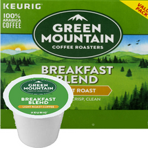 Green Mountain Breakfast Blend Coffee K-Cup® Pod, Green Mountain Breakfast Blend Coffee K-Cup® Pod Breakfast Blend is one of our most popular blends. It has a rich taste and medium acidity. We think you'll find Breakfast Blend to be balanced and smooth.