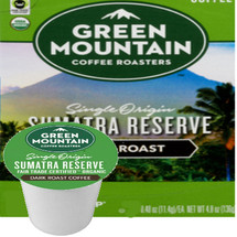 Green Mountain Sumatran Reserve Coffee K-Cup. Compatible with most single serve brewers including Keurig and Keurig 2.0