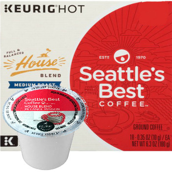 Seattle's Best Coffee House Blend Coffee K-Cup® Pod. Home is where stories start—and our home is Seattle. Wherever you've gotten to, House Blend brings you home. Compatible with most single cup brewers including Keurig & Keurig 2.0.