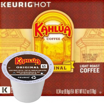 Kahlua k-cup® pod single cup. Keurig® brewed. Kahlua combines the delicious notes of rum, vanilla and caramel, wrapped in roasted coffee flavor from hand-picked Arabica beans. Compatible with all single cup brewers.