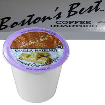 Boston's Best Coffee Roasters Vanilla Hazelnut Coffee Single Cup. Compatible with most or all single cup brewers including Keurig® and Keurig® 2.0