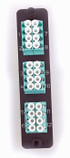 24 Fiber LC Aqua Multimode LGX118 LightLink Adapter Plate (FM001184)