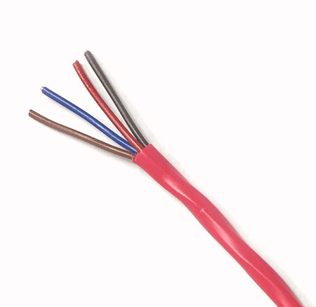 18 Gauge 4 Conductor FPLR Fire Alarm Cable Unshielded 1000ft