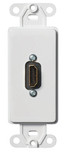 Decora Insert with HDMI Feedthrough Connector White (41647-W)