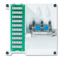Compact Telephone and 6-Way Coax Distribution Panel (47603-1G6)