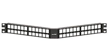 F360 ② High Density 48 Port Angled QuickPort Patch Panel (49256-D48