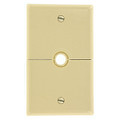 Single Gang .625 Inch Hole Device Split Wallplate