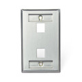 Stainless-Steel Wallplates with ID Windows
