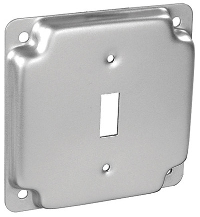 4" Square Raised Toggle Switch Cover - Mercommbe