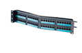 Clarity 6 Angled 48 port High Density Cat6 Patch Panel (OR-PHA66U48)