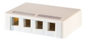 Tech Choice 4 Port Keystone Surface Mount Boxes