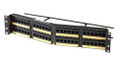 Clarity 6A Angled 48 port High Density Cat6 Patch Panel (OR-PHA6AU48)