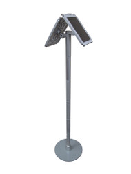 Tablet Floor Stand with Twin Secure Holders