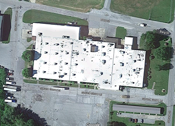 Global Custom Decorating Facility Arial View