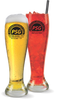 33oz Pilsner Glass is a larger version of our standard beer glass with custom logo printing