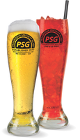 33oz Pilsner Glass is a larger version of our standard beer glass with custom logo printing