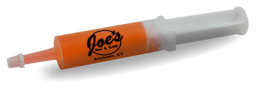 2oz Plastic Shotz Injector is a clear plastic syringe with a custom logo