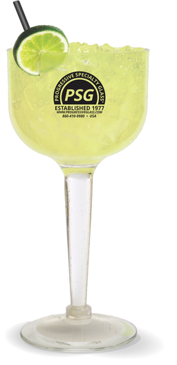 32oz Plastic Fun Bowl® is a large, clear, goblet style cup with a custom logo