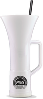 28oz Plastic Megaphone shaped Cup with a custom logo