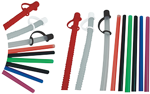 A variety of straws available in different lengths, colors, and styles to fit any drinking vessel