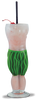 20oz Hula Guy Glass is a glass painted to look like a hula guy.