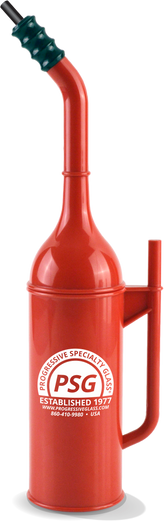 32oz Plastic Fan Fueler© is a colored cup in the shape of a gas can with a custom logo printed