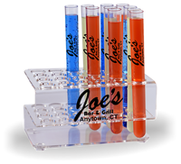 5/8oz Plastic Test Tube Shooter are shot glasses that look like test tubes