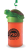 24oz Plastic Sea Turtle Sipper is a cup with a sea turtle character on top and custom logo printing