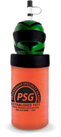 24oz Plastic Race Car Helmet Sipper, a cup with a race car hat on top and a custom logo printed