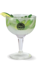 24oz Plastic Fun Bowl® or a jumbo margarita glass, with a custom logo