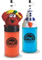 Custom Iconic Sippers, drinkware with character toppers and a custom logo