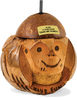 16oz Monkey Coconut is a real hand carved coconut in the shape of a monkey face. Comes with a lid and straw.