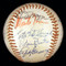 Autographed Baseball, JSA Authentication, Joe DiMaggio, Mickey Mantle, Willie Mays, Don Drysdale, Juan Marichal, Monte Irvin, Eddie Mathews, Harmon Killebrew. A total of 23 Hall-of-Famers. 