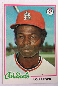 1978 Topps #170 Lou Brock EX 