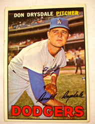 1967 Topps #55 Don Drysdale VGEX 