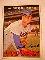 1967 Topps #55 Don Drysdale VG