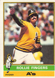 1976 Topps #405 Rollie Fingers VGEX