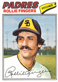 1977 Topps #523 Rollie Fingers EXMT